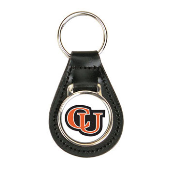 Key Fob - Black Leather
