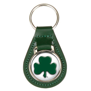 Key Fob - Green Leather