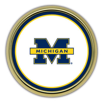 Gold-Tone Round Coaster