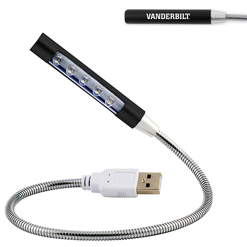 USB Row Flashlight - Black