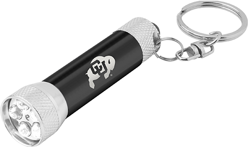 5 LED Keyring Flashlight - Black