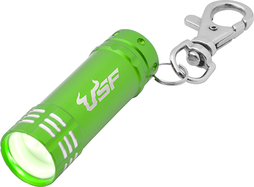 4 LED Keyring Flashlight - Green