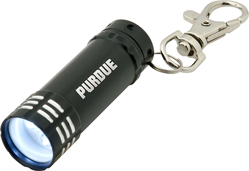 5 LED Keyring Flashlight - Black