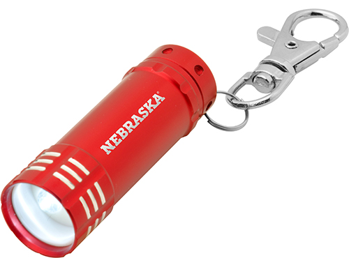 6 LED Keyring Flashlight - Red