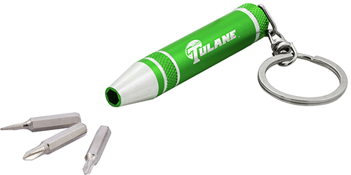 Keyring Screwdriver Set - Green
