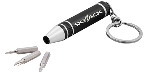 Keyring Screwdriver Set - Black