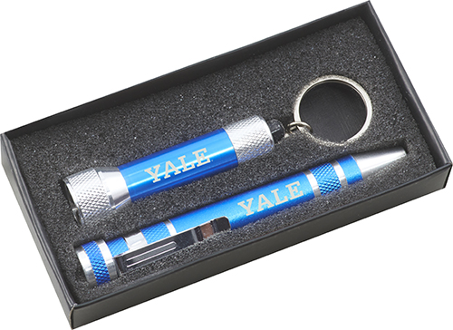 Flashlight & Screwdriver Gift Set - Blue