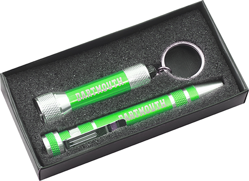 Flashlight & Screwdriver Gift Set - Green