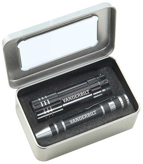 Flashlight & Screwdriver Set - Black
